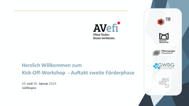 AVefi plus Kick-Off-Workshop – Begrüßung und Agenda