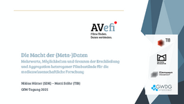 Die Macht der (Meta-)Daten - Vortrag auf der GfM-Tagung in Paderborn am 17.10.2025