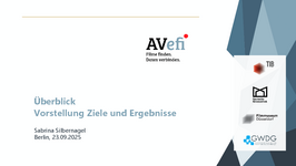 Abschlussworkshop - Überblick Ergebnisse