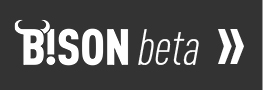 Banner with text "BISON beta"